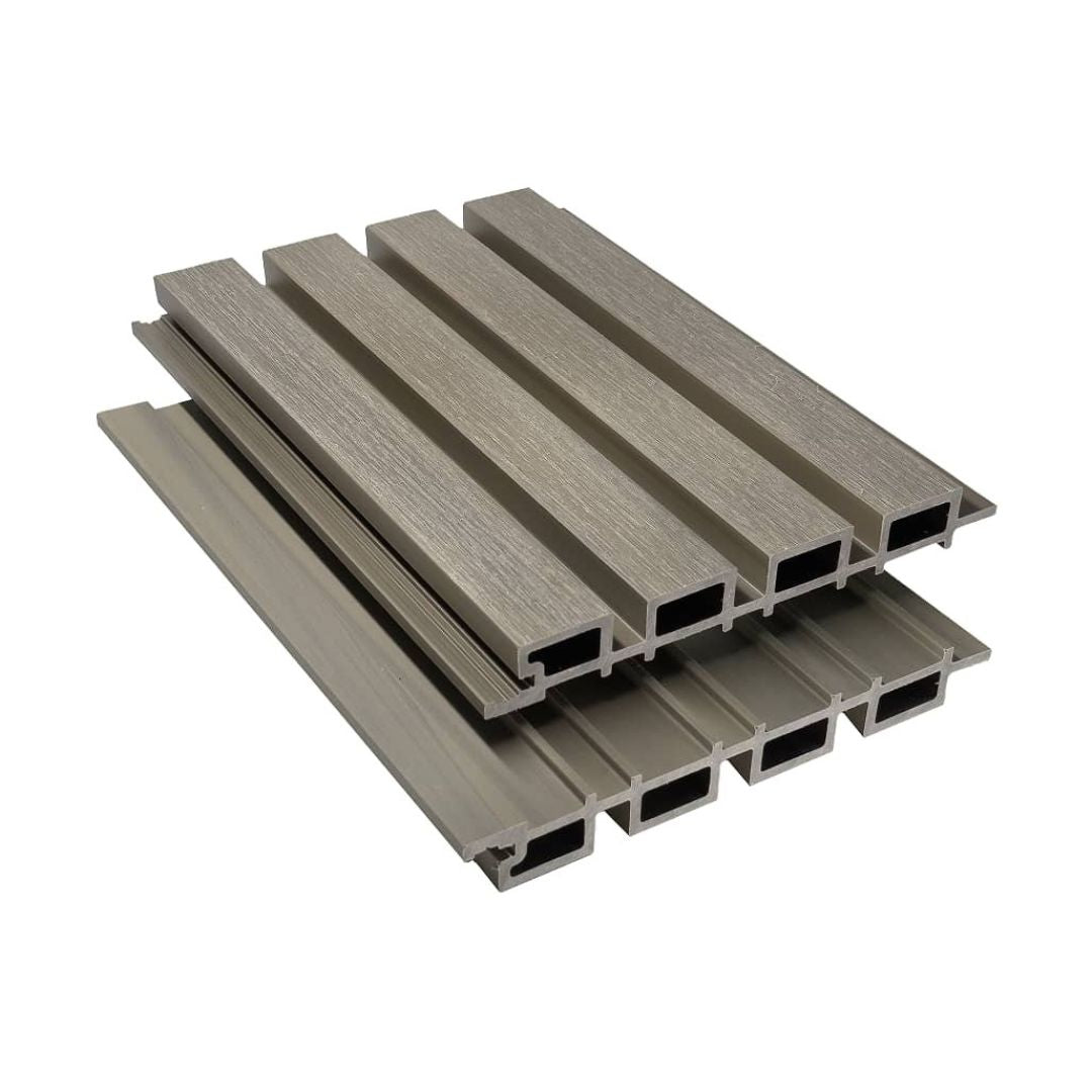 Premium Composite Slatted Capped Cladding - 2.5m