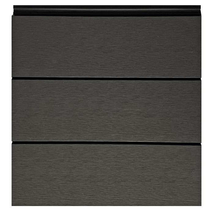 Charcoal Black Smooth Shiplap Cladding