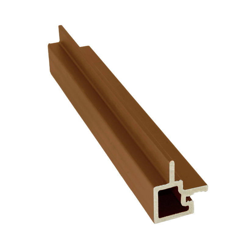 Golden Teak Composite Slatted Cladding Corner