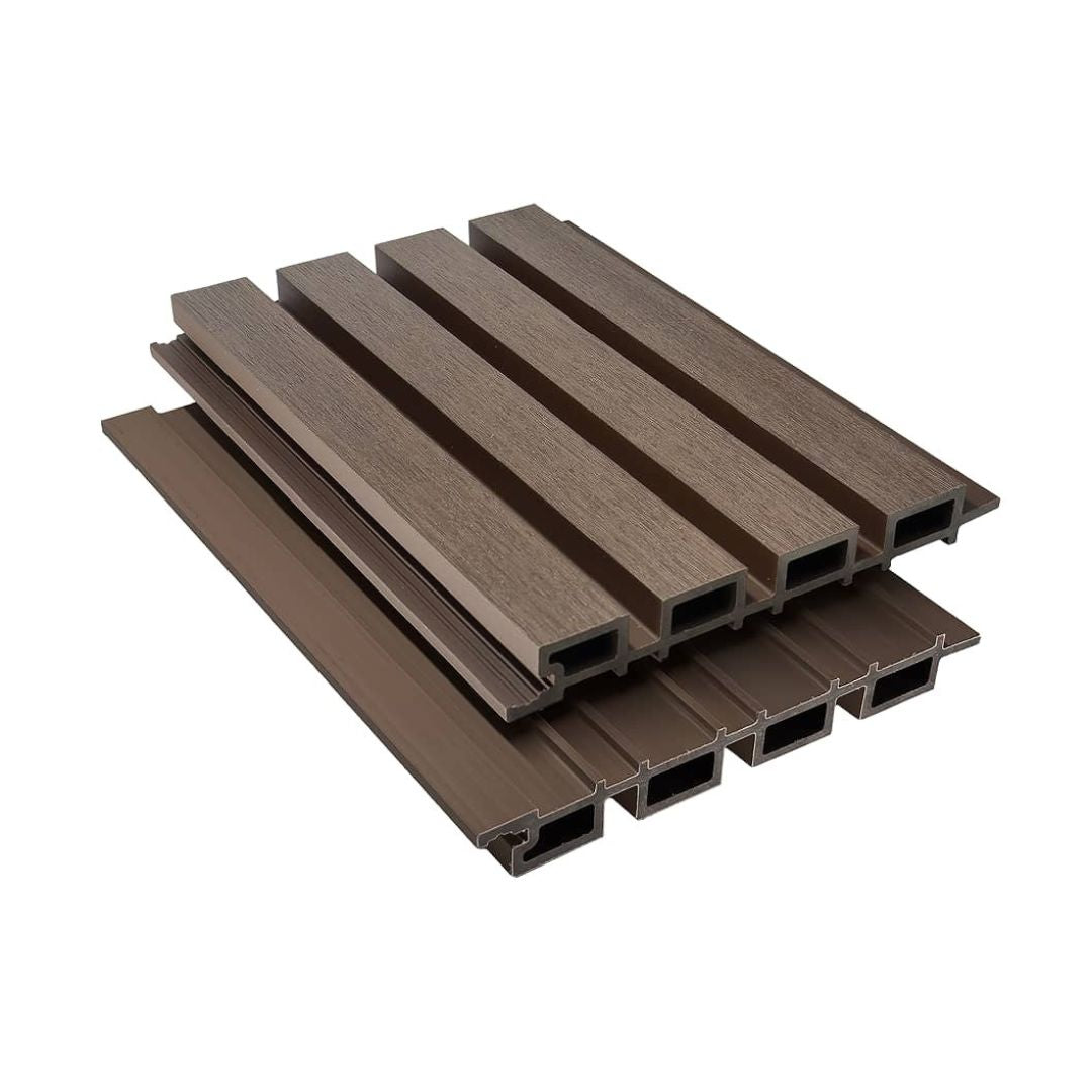 Premium Composite Slatted Capped Cladding - 2.5m