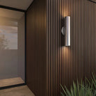Walnut Composite Slatted Cladding