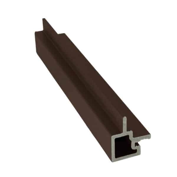 Walnut Composite Slatted Cladding Corner
