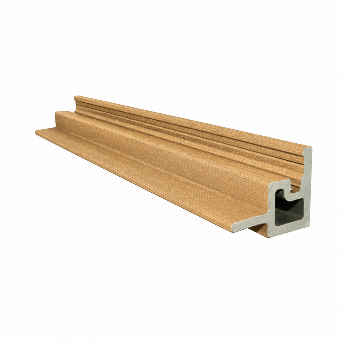 Natural Oak - Internal Corner Trim Composite Slatted Cladding