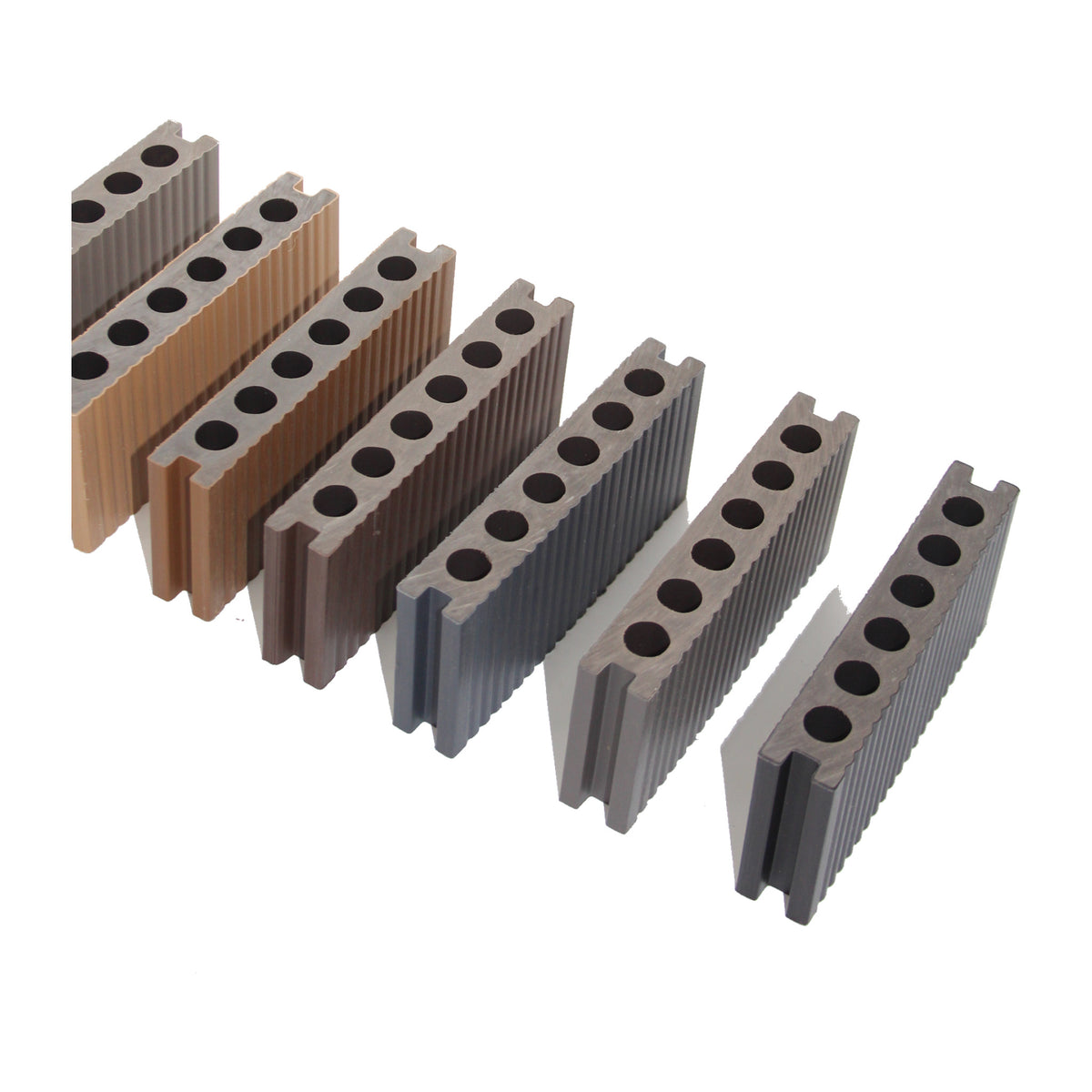 Prestige Capped Composite Decking - Sample Pack — board profiles