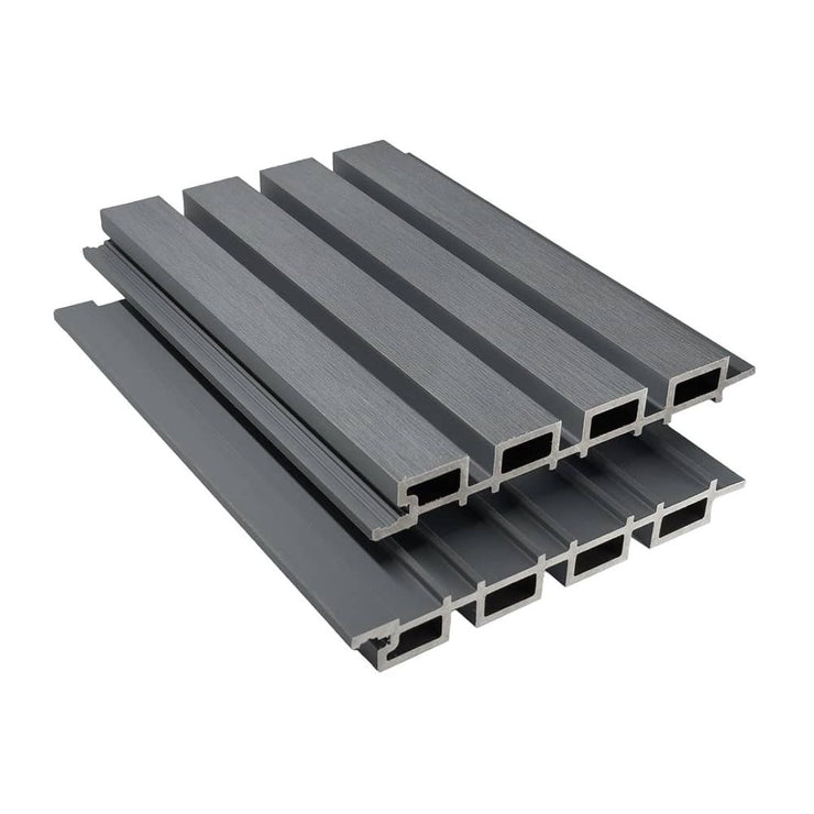 Premium Composite Slatted Capped Cladding - 2.5m – Majestic Materials