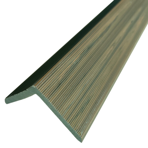 Antique Composite Slatted Cladding End Trim
