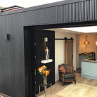 Charcoal Black Composite Slatted Cladding Exterior