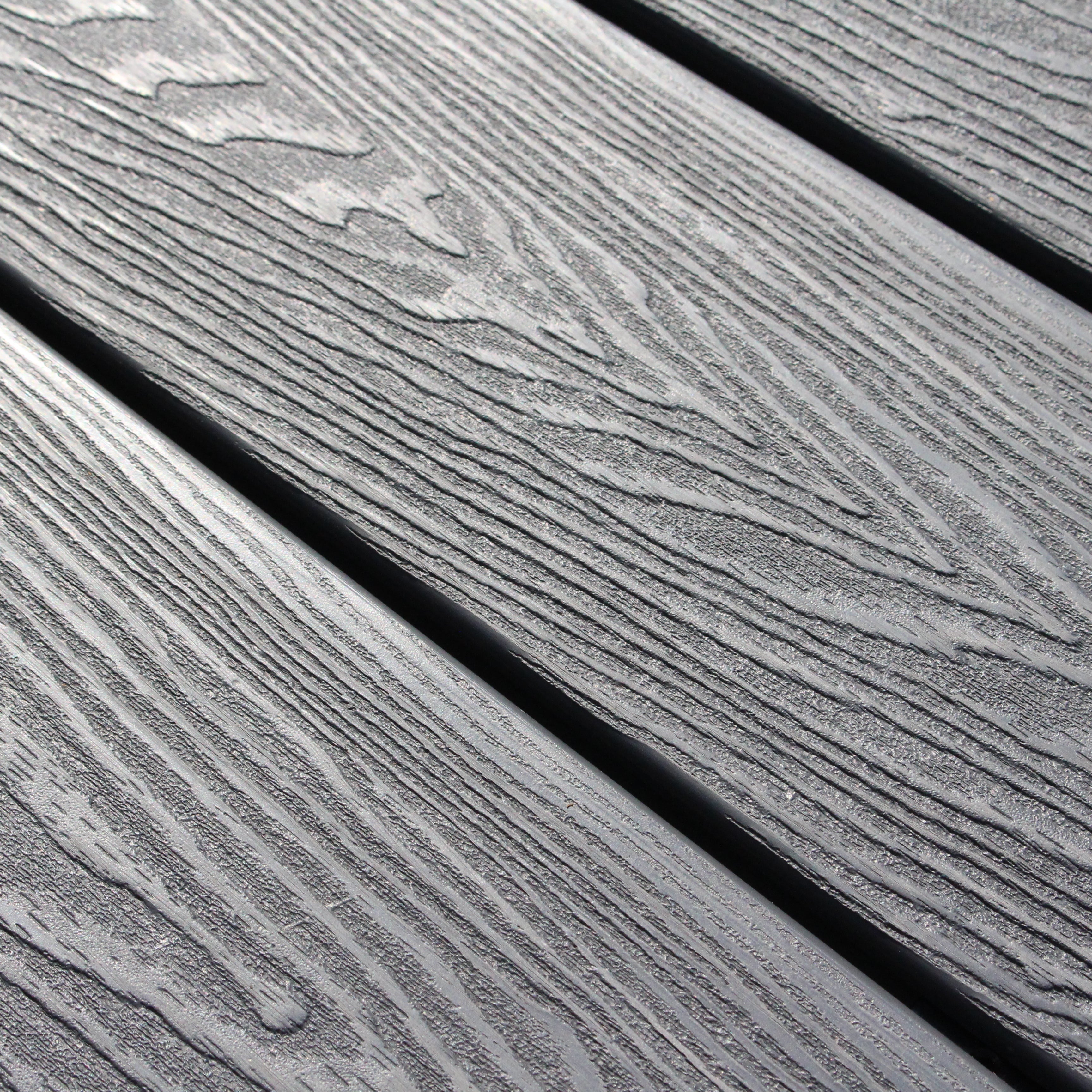Slate Composite Decking 5m Close Up