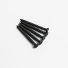 Stainless Steel Black Coated Screws – Pack of 100