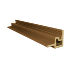 Teak - Internal Corner Trim Composite Slatted Cladding