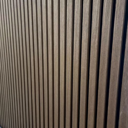 Walnut Acoustic Wall Panelling