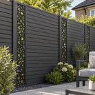 Single option Decorative Composite Screen - Ivy - 1830 x 300mm — installed project visualisation
