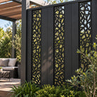 Single option Decorative Composite Screen - Ivy - 1830 x 300mm — installed detail visualisation