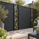 Single option Decorative Composite Screen - Prism - 1830 x 300mm — installed project visualisation