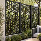 Single option Decorative Composite Screen - Prism - 1830 x 900mm — installed detail visualisation