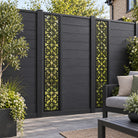 Single option Decorative Composite Screen - Sanctuary - 1830 x 300mm — installed project visualisation