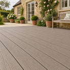 Driftwood Prestige standard decking — different projects — installed detail visualisation