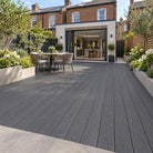 Graphite Grey Prestige standard decking — different projects — installed project visualisation