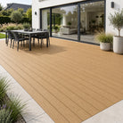 Natural Oak Prestige standard decking — different projects — installed project visualisation