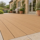 Natural Oak Prestige standard decking — different projects — installed detail visualisation