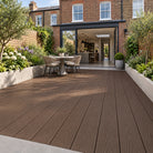 Walnut Prestige standard decking — different projects — installed project visualisation